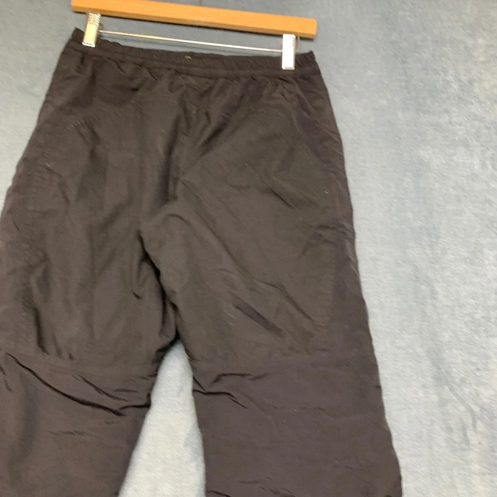 Lands' End Snow Pants Youth 10H Black Pockets Cropped Waterproof Outdoor